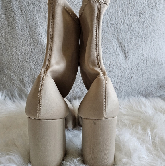 ASOS stretchy nude sock bootie - Picture 8 of 11